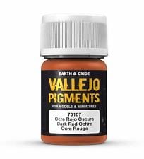 Vallejo Pigment Dark Red Ocre 30ml Vallejo PAINT, BRUSHES & SUPPLIES