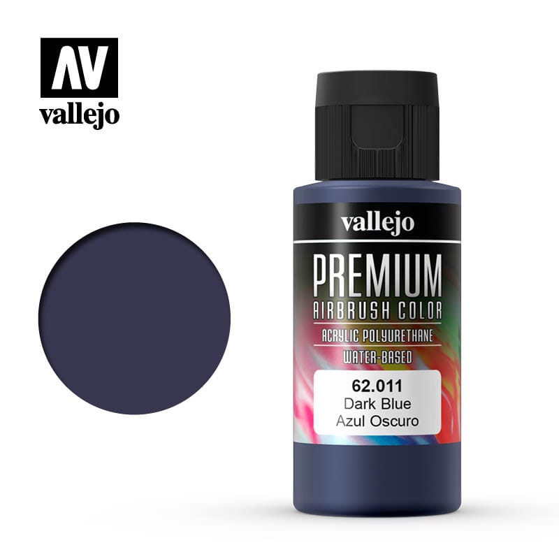 Vallejo Premium Colour Dark Blue 60 ml Vallejo PAINT, BRUSHES & SUPPLIES