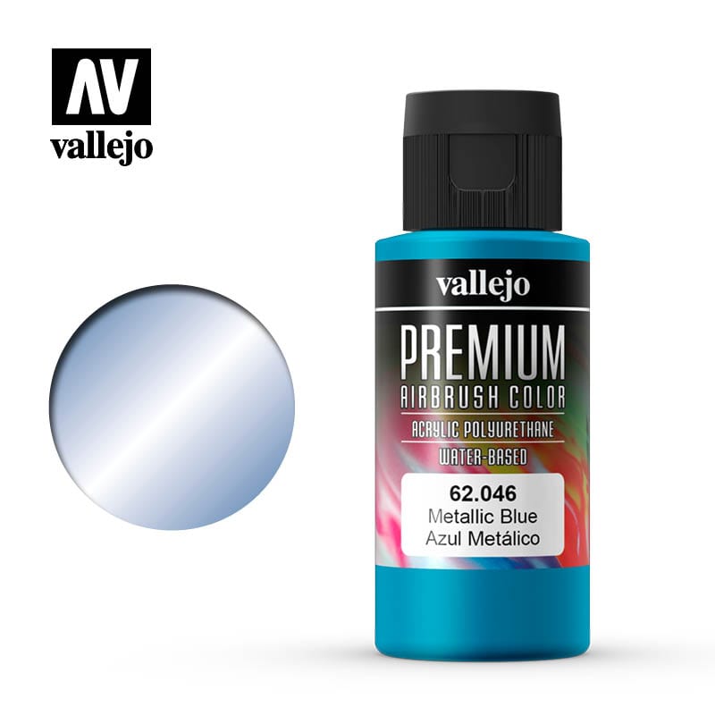 Vallejo Premium Colour Metallic Blue 60 ml Vallejo PAINT, BRUSHES & SUPPLIES