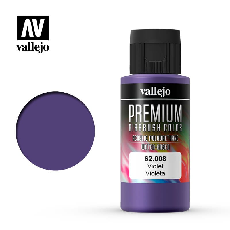 Vallejo Premium Colour Violet 60 ml Vallejo PAINT, BRUSHES & SUPPLIES
