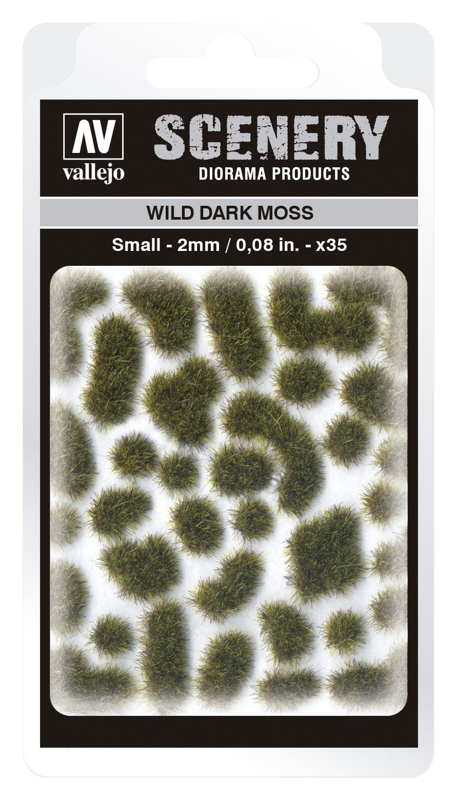 Vallejo SC402 2mm Wild Dark Moss Diorama Accessory Vallejo TRAINS - SCENERY