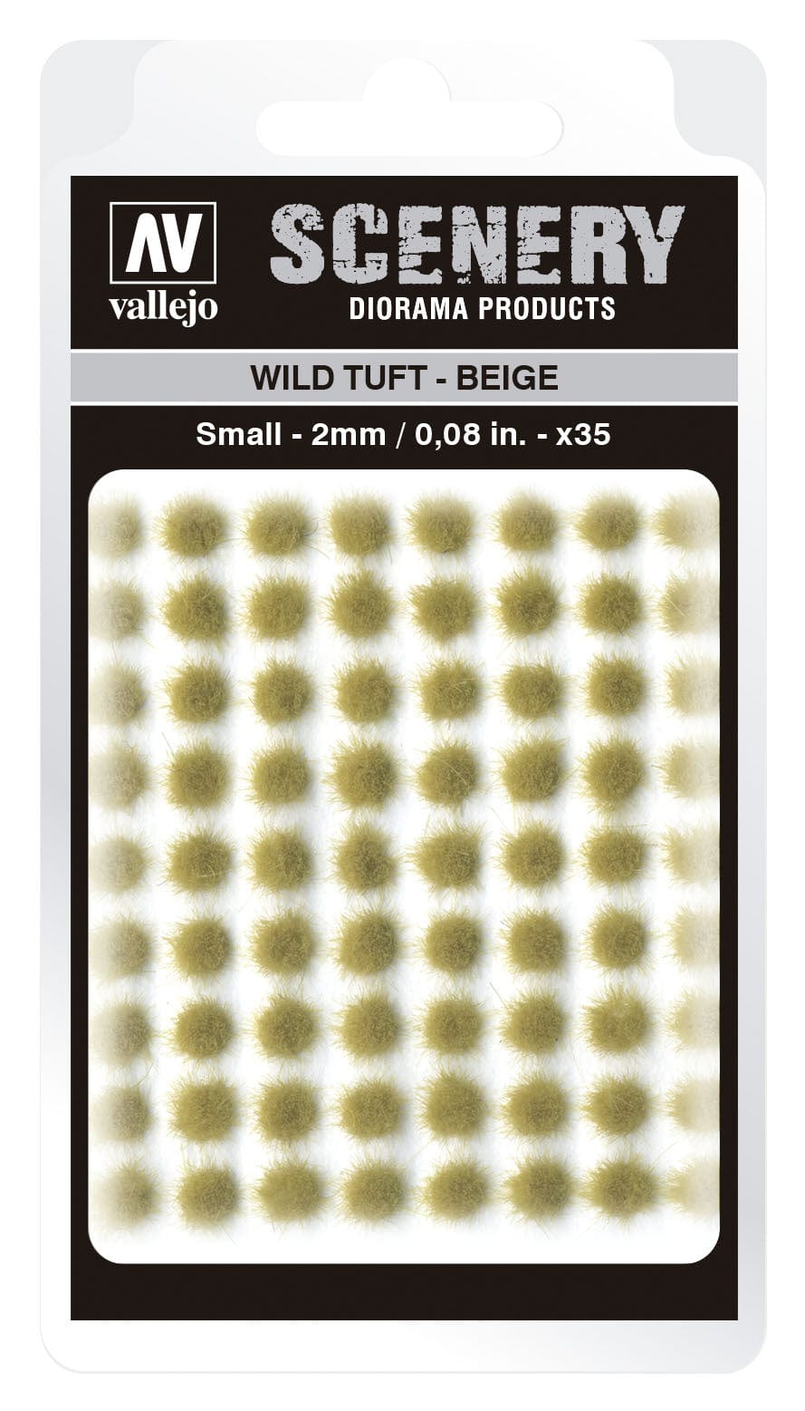 Vallejo SC403 2mm Wild Tuft Beige Diorama Accessory Vallejo TRAINS - SCENERY