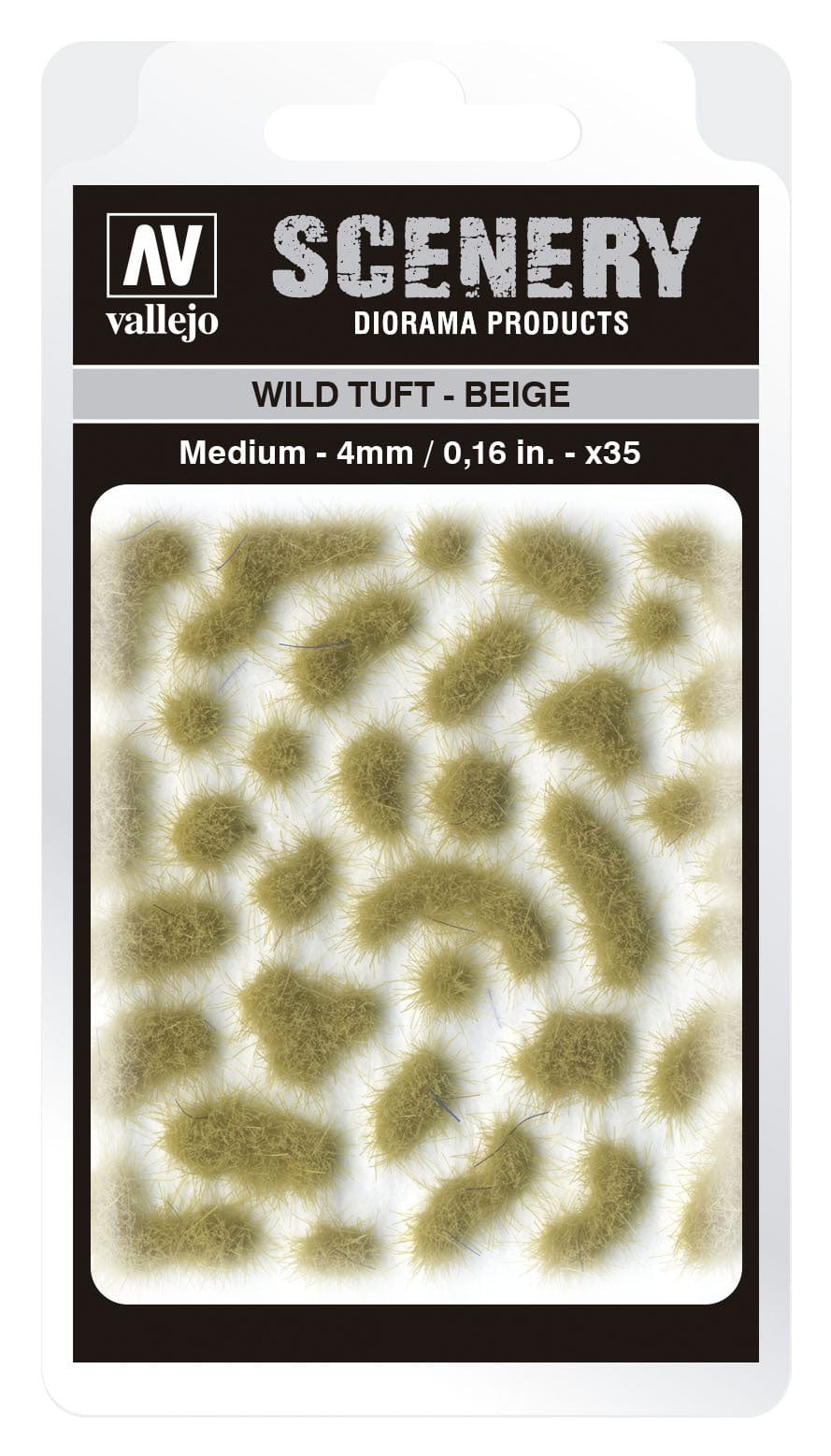 Vallejo SC408 4mm Wild Tuft Beige Diorama Accessory Vallejo TRAINS - SCENERY