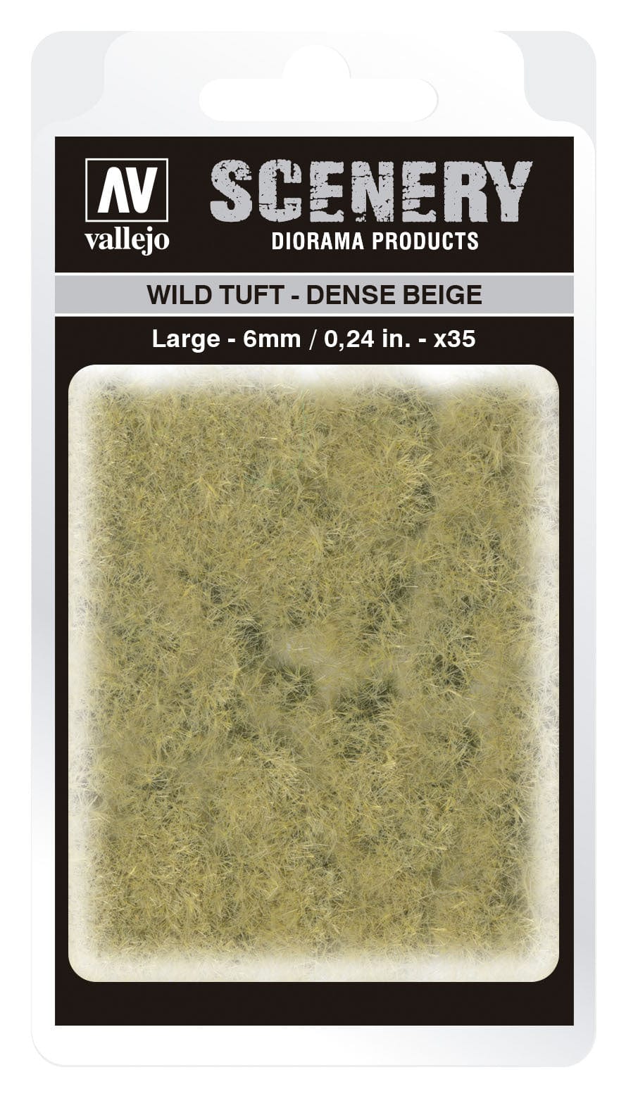 Vallejo SC412 6mm Wild Tuft Dense Beige Diorama Accessory Vallejo TRAINS - SCENERY