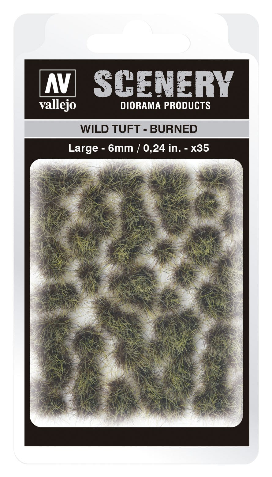 Vallejo SC414 6mm Wild Tuft Burned Diorama Accessory Vallejo TRAINS - SCENERY