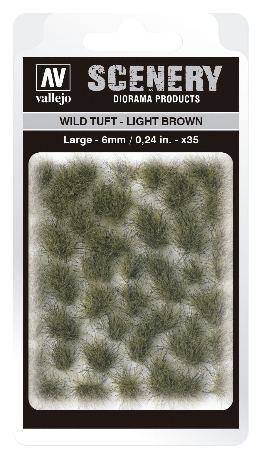 Vallejo SC418 6mm Wild Tuft Light Brown Diorama Accessory Vallejo TRAINS - SCENERY