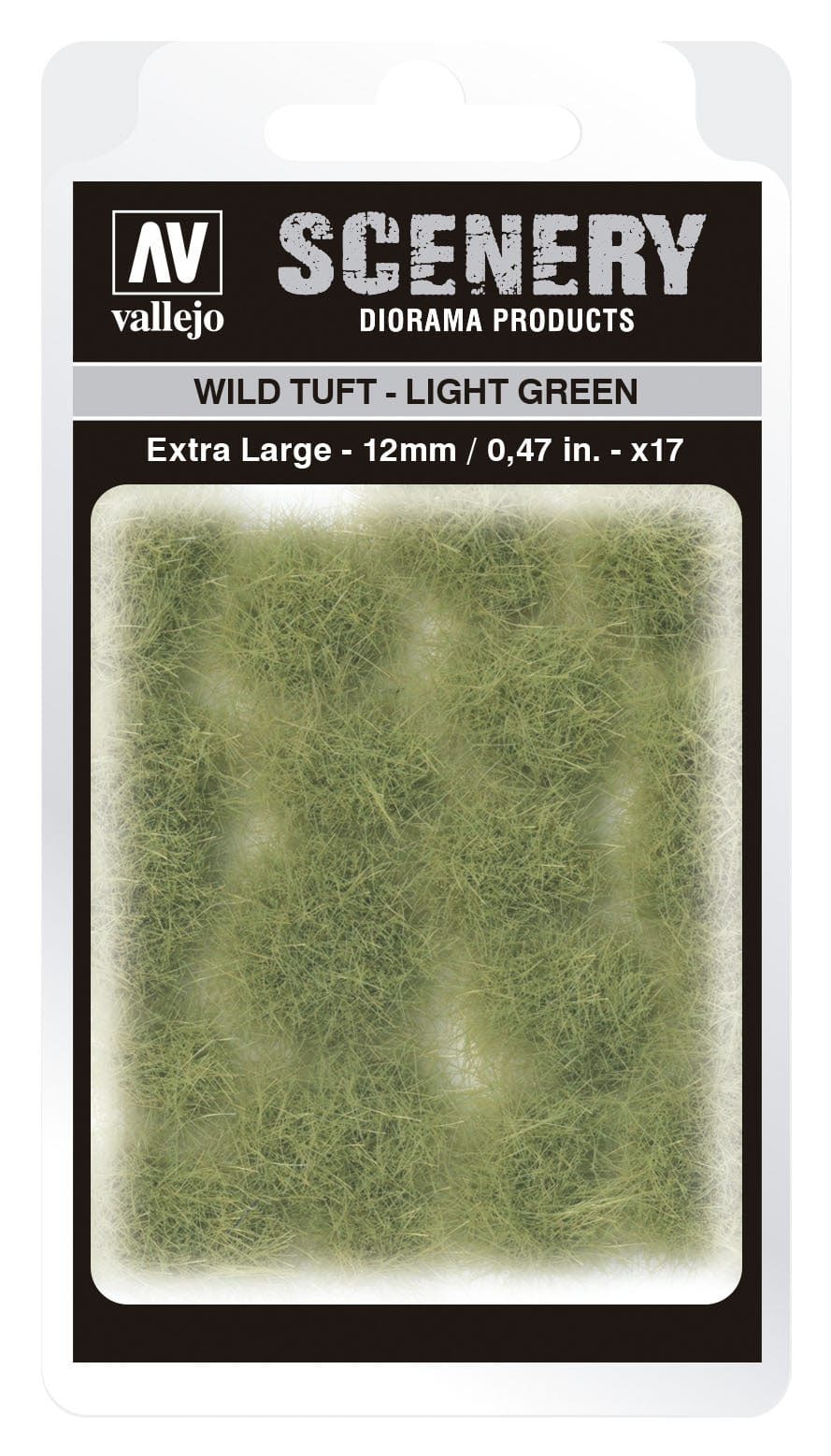 Vallejo SC426 12mm Wild Tuft Light Green Diorama Accessory Vallejo TRAINS - SCENERY