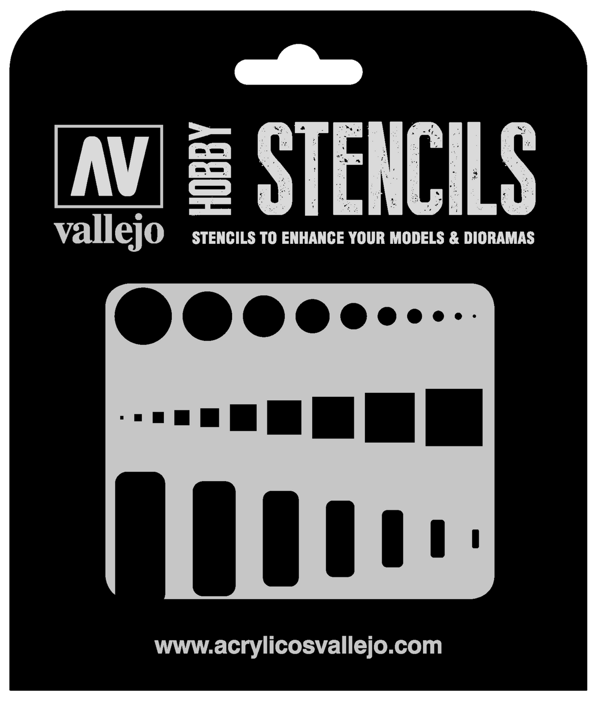 Vallejo ST-AIR003 1/32 Access Trap Doors Stencil Vallejo PAINT, BRUSHES & SUPPLIES