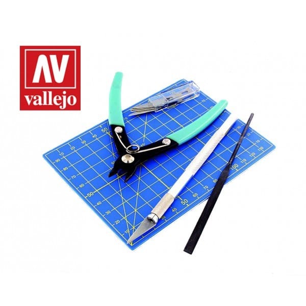 Vallejo T11001 Tools 9pc Plastic Modelling Tool set Vallejo TOOLS