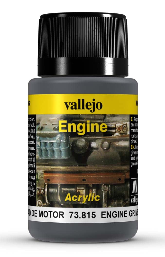 Vallejo Weathering EffecTS Engine Grime 40 ml Vallejo PAINT, BRUSHES & SUPPLIES