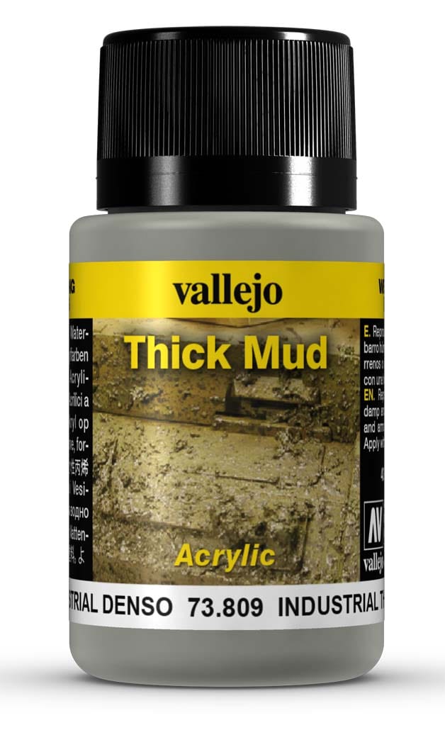 Vallejo Weathering EffecTS Industrial Thick Mud 40 ml Vallejo PAINT, BRUSHES & SUPPLIES