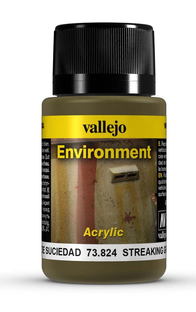 Vallejo Weathering EffecTS Streaking Grime 40 ml Vallejo PAINT, BRUSHES & SUPPLIES