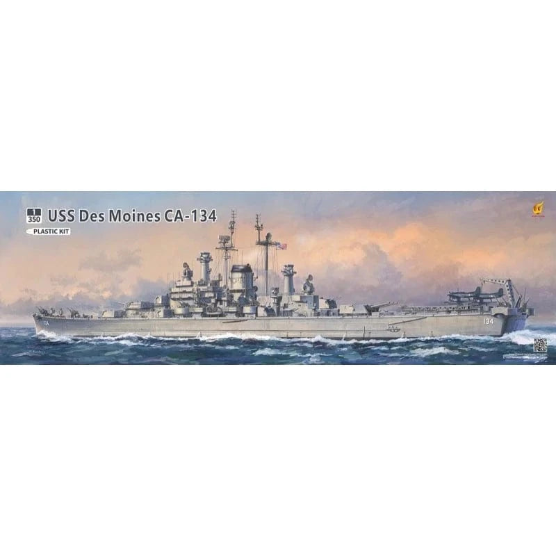 Very Fire 350918 1/350 USS Des Moines Plastic Model Kit - Hobbytech Toys