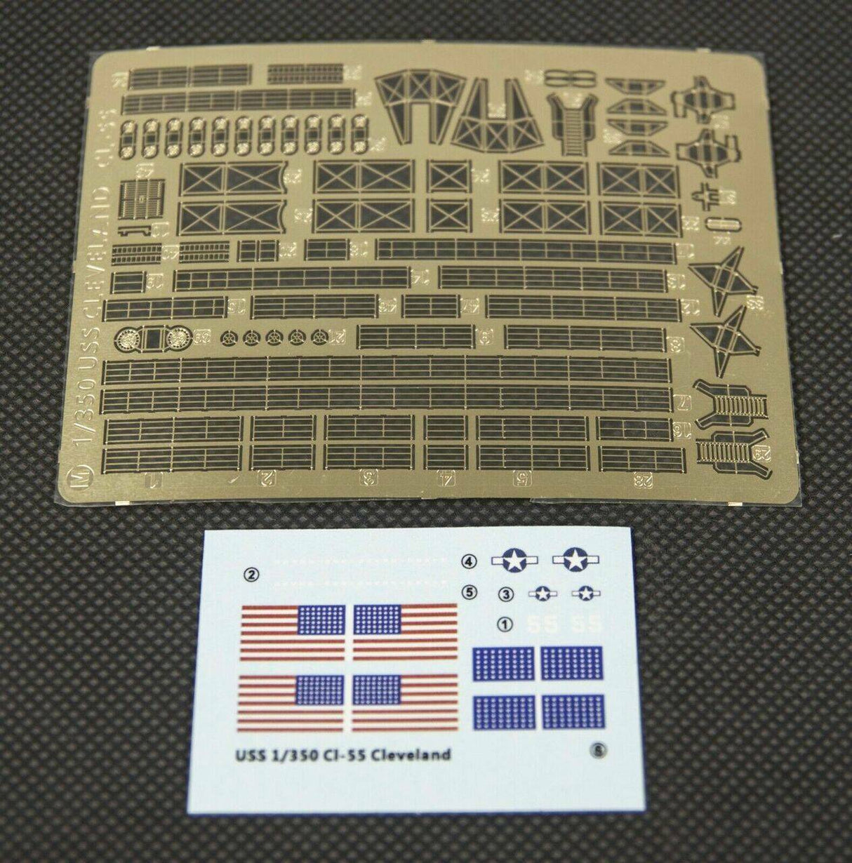 Very Fire 350920 1/350 USS Cleveland Light Cruiser Plastic Model Kit - Hobbytech Toys