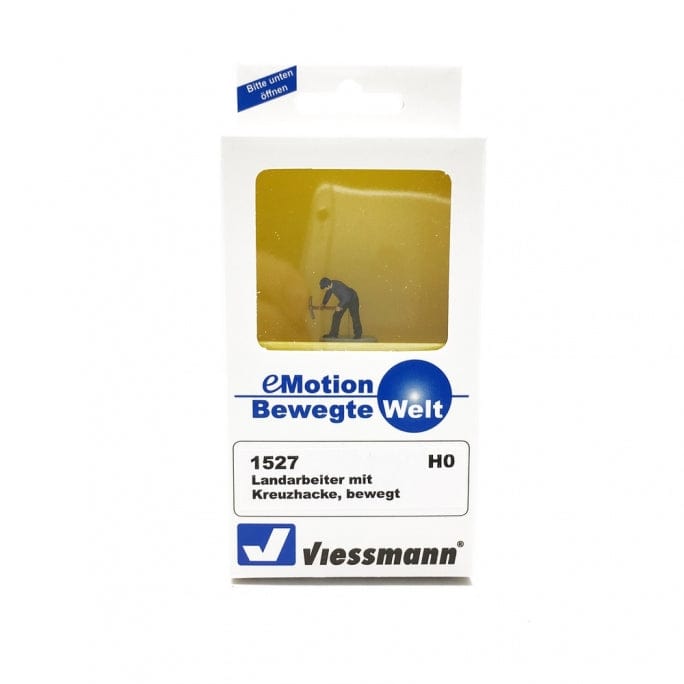 Viessmann HO Animated Worker w/Pick Axe - 14-16 Volt AC or DC - Hobbytech Toys