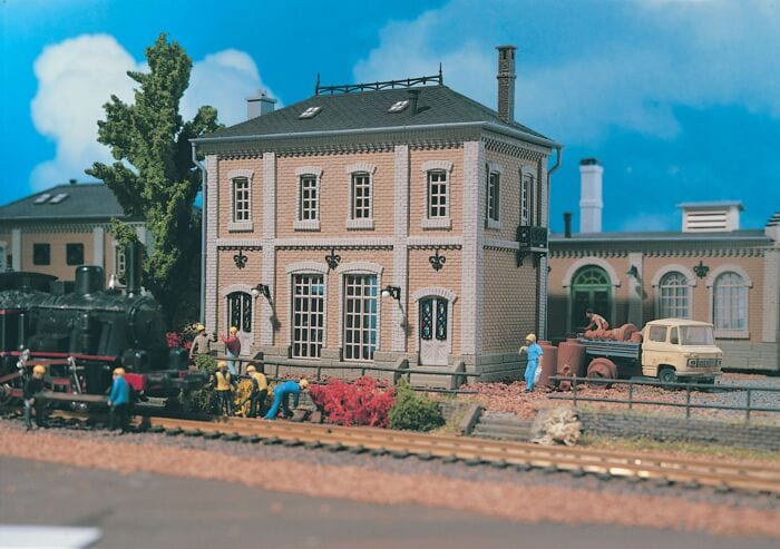 Vollmer 45610 HO Two Story Factory Kit Vollmer TRAINS - HO/OO SCALE