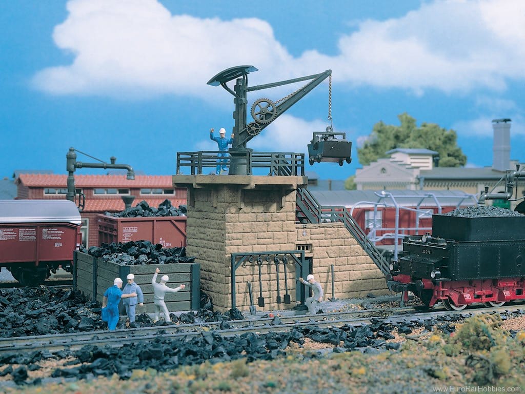 Vollmer 45718 HO Small Coaling Tower w/Crane Kit Vollmer TRAINS - HO/OO SCALE