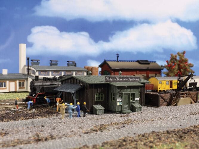 Vollmer 47554 N Coal Depot Kit Vollmer TRAINS - N SCALE