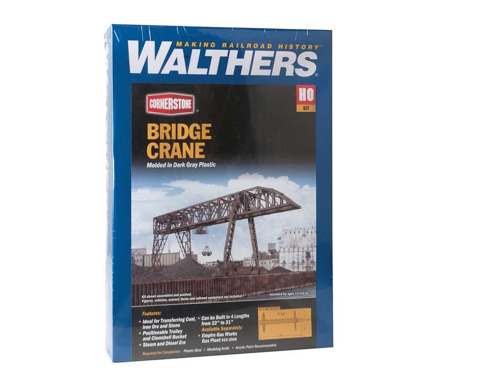 Walthers Cornerstone 933-2906 HO Bridge Crane Kit Walthers Cornerstone TRAINS - HO/OO SCALE