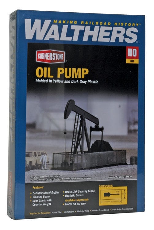 Walthers Cornerstone 933-3170 HO Walking Beam Horse Head Oil Pump - Kit Walthers Cornerstone TRAINS - HO/OO SCALE