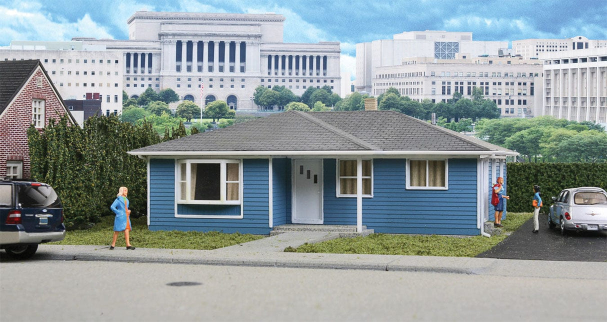 Walthers Cornerstone 933-3775 HO Framed Ranch Tract House - Kit Walthers Cornerstone TRAINS - HO/OO SCALE