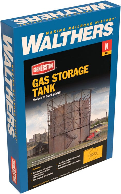 Walthers Cornerstone 933-3819 N Gas Storage Tank - Kit Walthers Cornerstone TRAINS - N SCALE