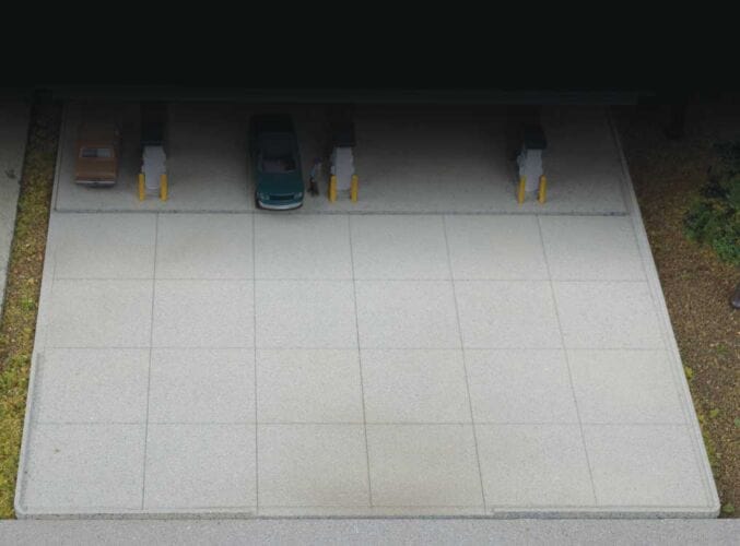 Walthers Cornerstone 933-3886 N Modern Parking Lot - Kit Walthers Cornerstone TRAINS - N SCALE