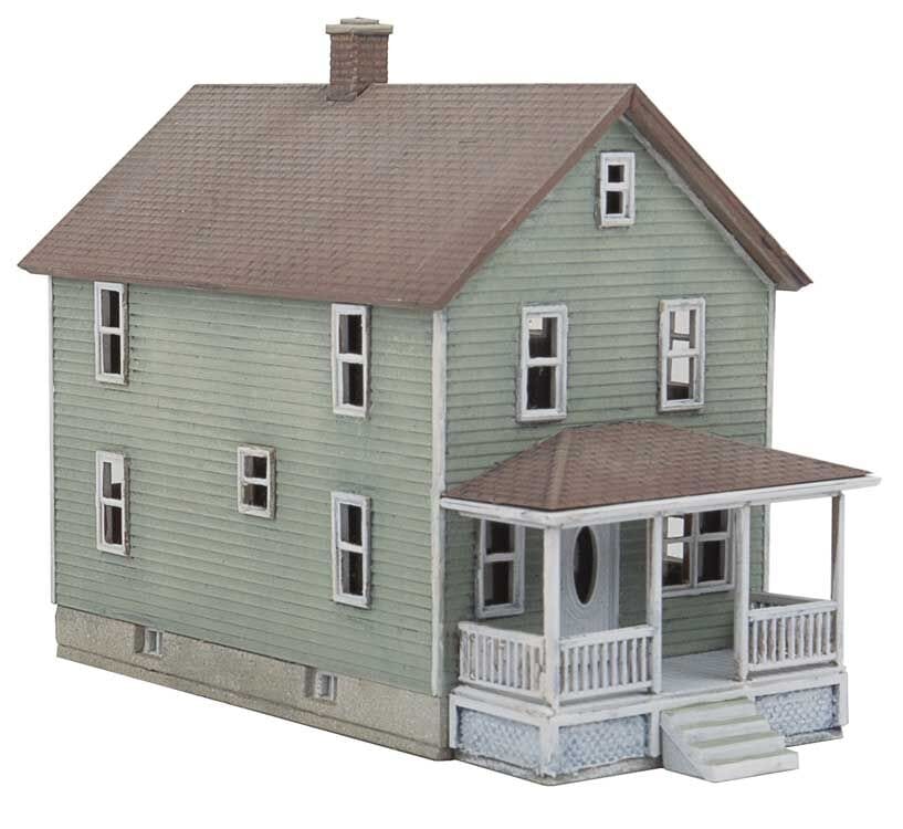 Walthers Cornerstone 933-3888 N 2 Story Framed House - Kit Walthers Cornerstone TRAINS - N SCALE