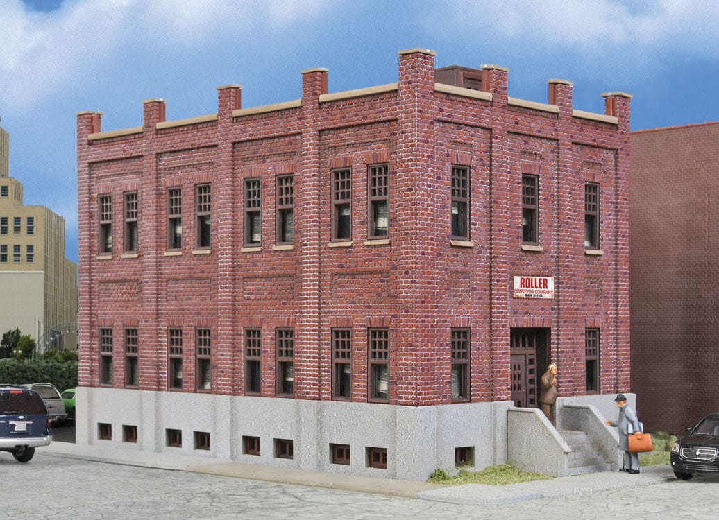 Walthers Cornerstone 933-4050 HO Small Brick Office Building - Kit Walthers Cornerstone TRAINS - HO/OO SCALE