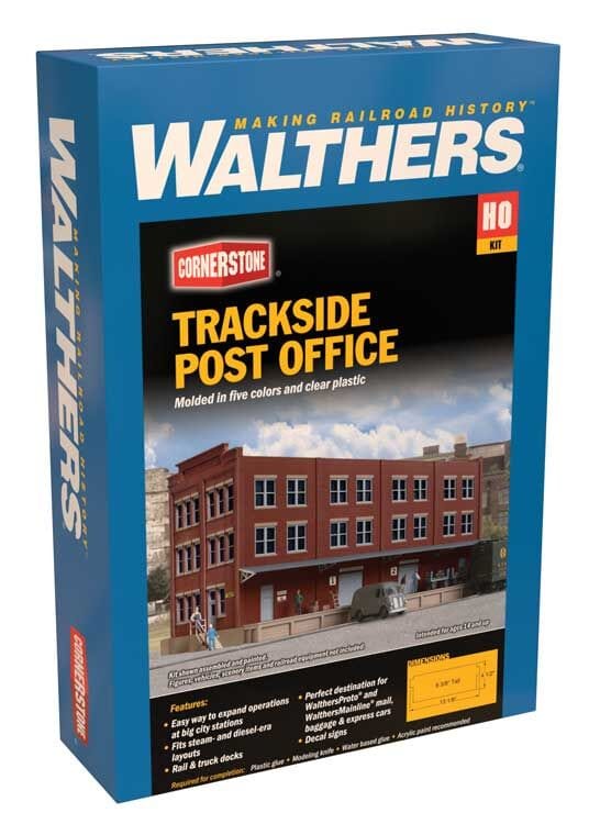 Walthers Cornerstone 933-4063 HO Trackside Post Office - Kit Walthers Cornerstone TRAINS - HO/OO SCALE
