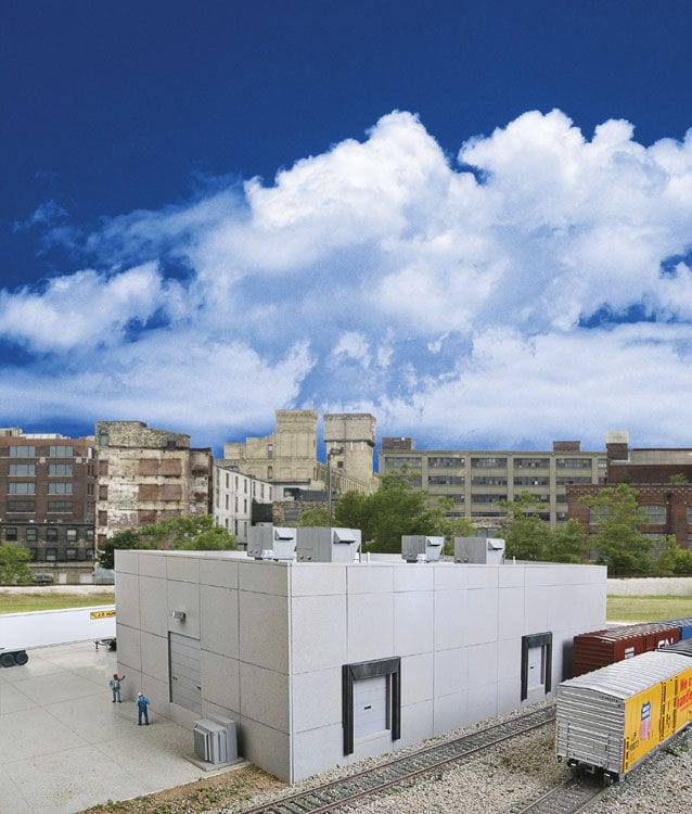 Walthers Cornerstone 933-4067 HO Modern Concrete Warehouse - Kit Walthers Cornerstone TRAINS - HO/OO SCALE