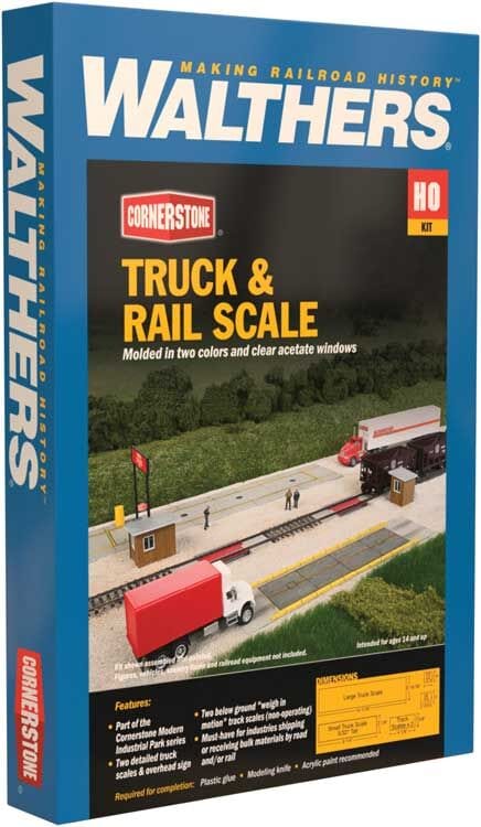 Walthers Cornerstone 933-4068 HO Truck Scale w/Weigh House - Kit Walthers Cornerstone TRAINS - HO/OO SCALE