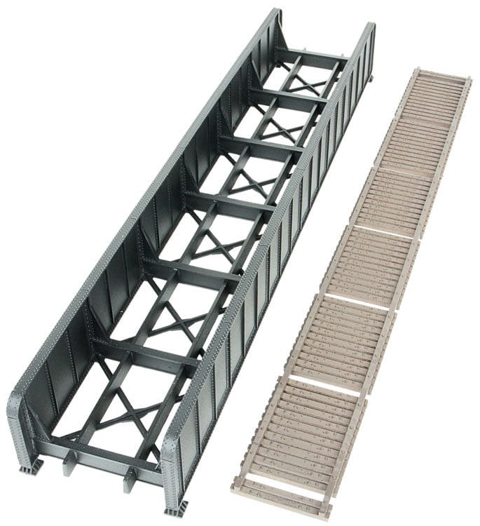 Walthers Cornerstone 933-4503 HO 90ft Single-Track Railroad Through Girder Bridge - Kit Walthers Cornerstone TRAINS - HO/OO SCALE