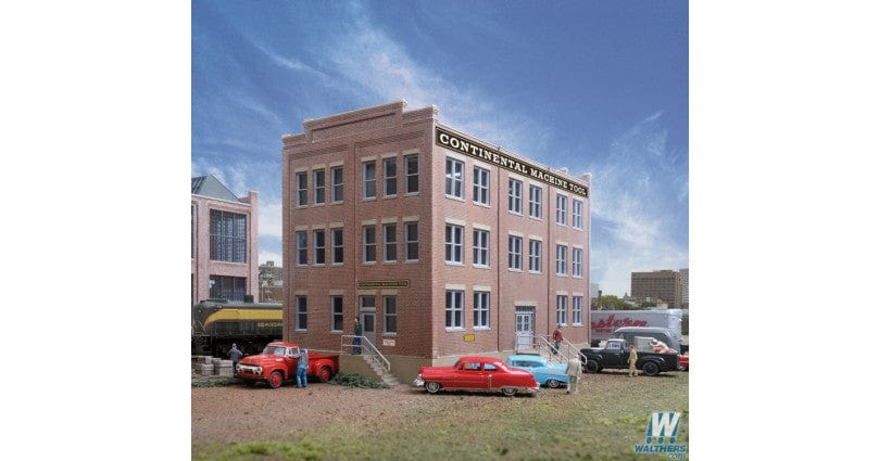 Walthers Cornerstone HO Engineering Office Kit Walthers TRAINS - HO/OO SCALE