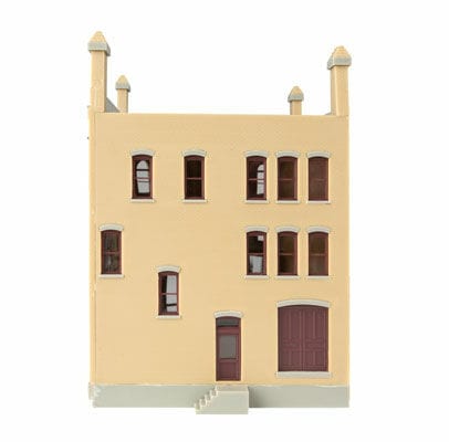 Walthers Cornerstone HO Walthers Water Street Building - Kit - 7-3/4 x 4-3/4 x 7-1/8" 19.4 x 11.9 x 17.8cm - Hobbytech Toys