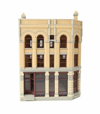 Walthers Cornerstone HO Walthers Water Street Building - Kit - 7-3/4 x 4-3/4 x 7-1/8" 19.4 x 11.9 x 17.8cm - Hobbytech Toys