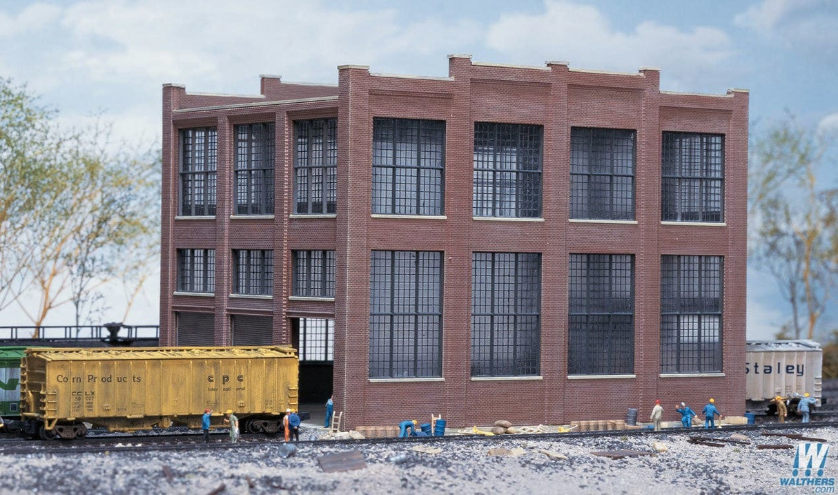 Walthers Cornerstone N Backshop - Kit - 7 x 5-1/4 x 5-1/4in 17.7 x 13.3 x 13.3cm Walthers Cornerstone TRAINS - N SCALE