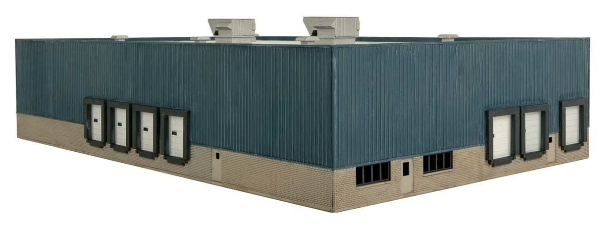 Walthers Cornerstone N Modern Steel Warehouse - Kit - 10-1/2 x 6-5/16 x 2-13/64" 26.7 x 16 x 5.6cm - Hobbytech Toys