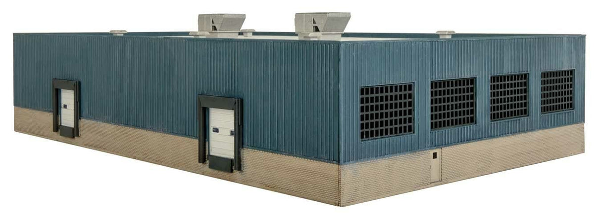 Walthers Cornerstone N Modern Steel Warehouse - Kit - 10-1/2 x 6-5/16 x 2-13/64" 26.7 x 16 x 5.6cm - Hobbytech Toys