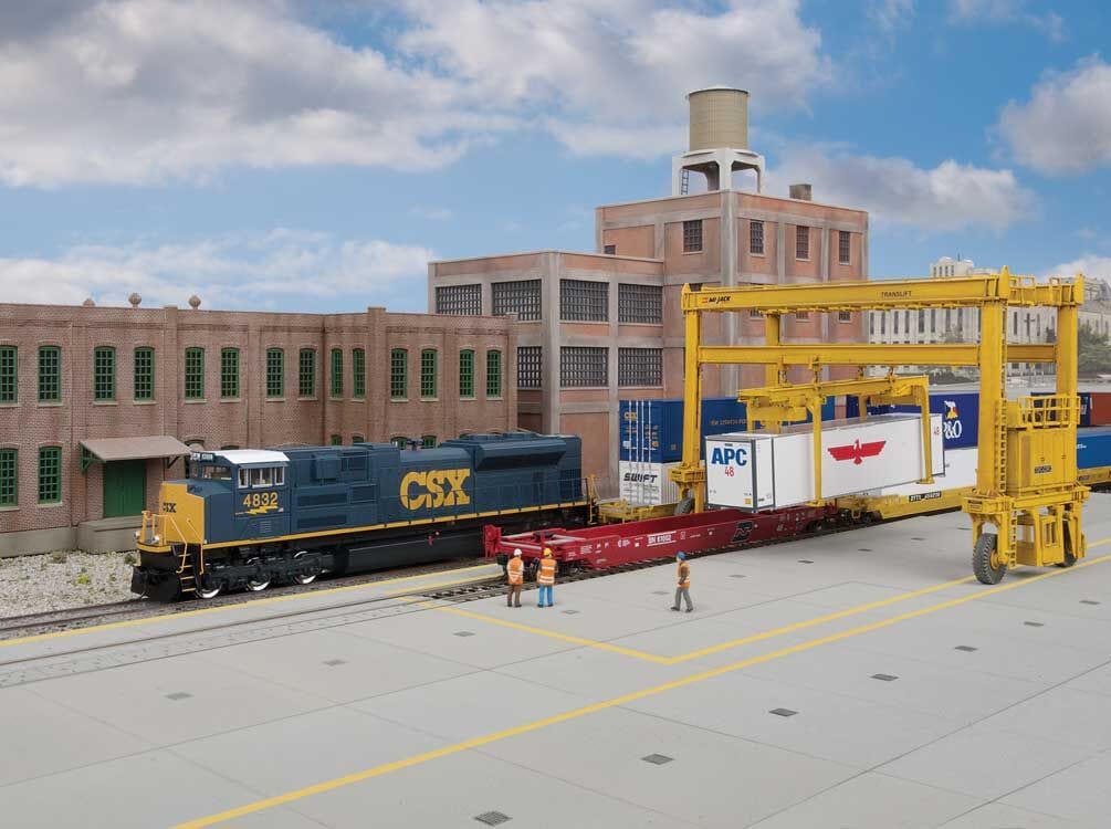 Walthers HO Intermodal Yard Pavement Walthers Cornerstone TRAINS - HO/OO SCALE