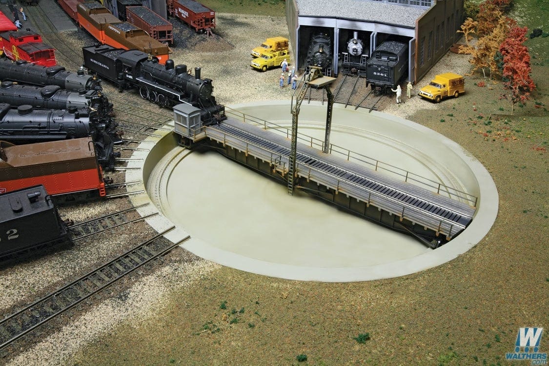 Walthers HO Motorised 90ft Turntable Walthers TRAINS - HO/OO SCALE