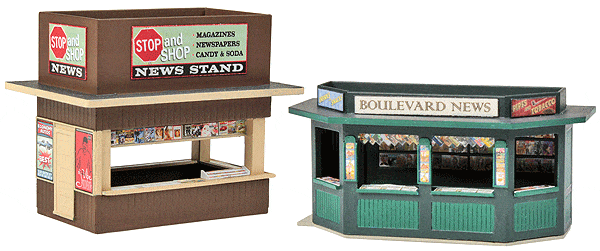 Walthers HO News Stands 2 Walthers TRAINS - HO/OO SCALE