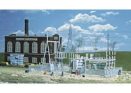 Walthers HO Northern Light And Power Substation Walthers TRAINS - HO/OO SCALE