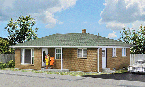 Walthers HO Ranch Tractor House Walthers TRAINS - HO/OO SCALE