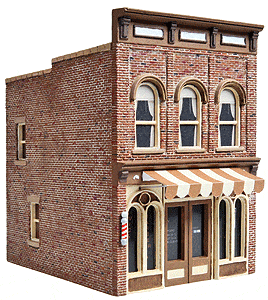 Walthers HO Vics Barber Shop Walthers TRAINS - HO/OO SCALE