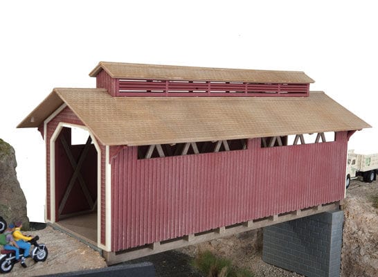 Walthers HO Willow Glen Covered Bridge Kit Walthers TRAINS - HO/OO SCALE