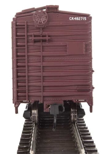Walthers Mainline 1334 HO 40ft Association of American Railroads 1944 Boxcar - Ready to Run - Canadian National #482715 (CNR Serves All Canada Graphic) - Hobbytech Toys