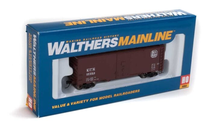 Walthers Mainline 1340 HO 40ft Association of American Railroads 1944 Boxcar - Ready to Run - Kansas City Southern #17753 - Hobbytech Toys