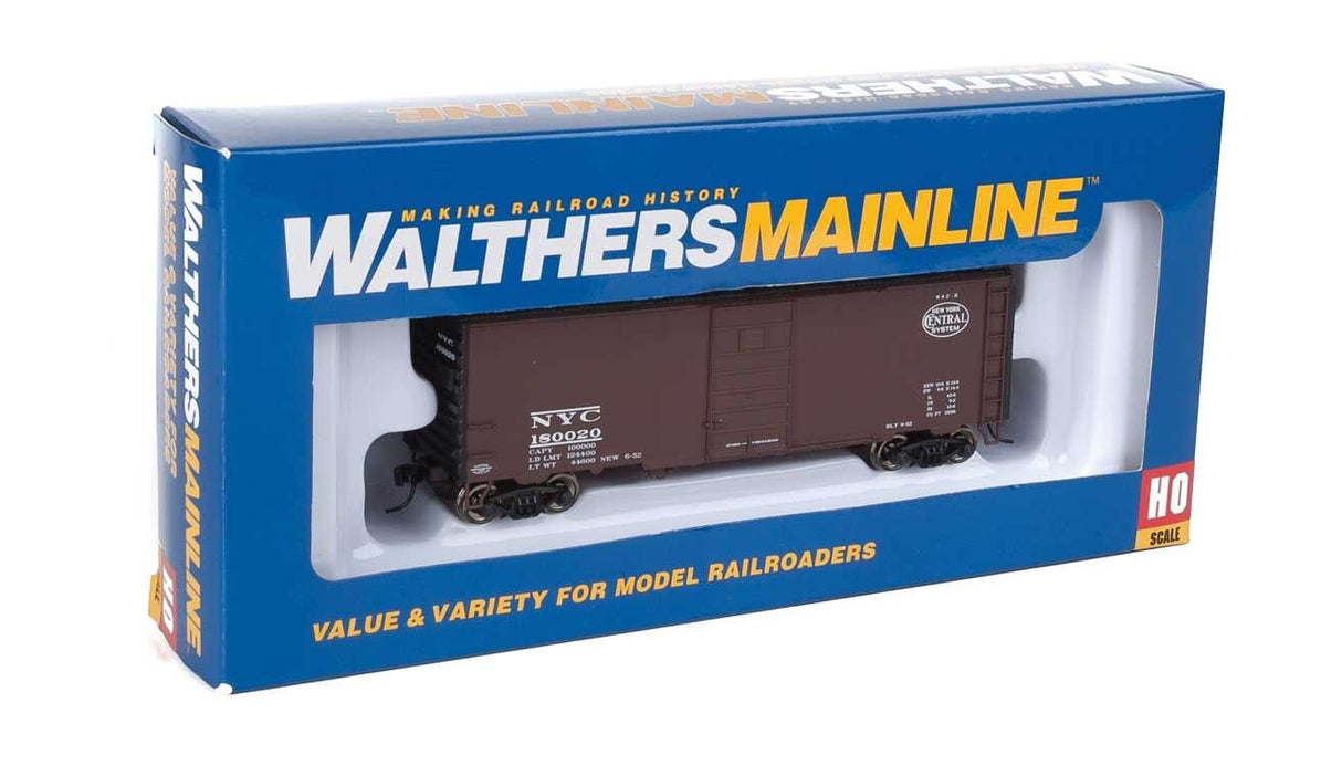 Walthers Mainline 1430 HO 40ft PS-1 Boxcar - Ready to Run - New York Central #180020 - Hobbytech Toys