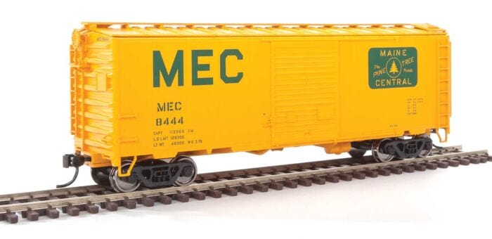 Walthers Mainline 2257 HO 40ft ACF Welded Boxcar w/8ft Youngstown Door - Ready to Run - Maine Central #8444 - Hobbytech Toys